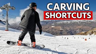 5 Shortcuts To Make Snowboard Carving Easier [upl. by Emelun180]