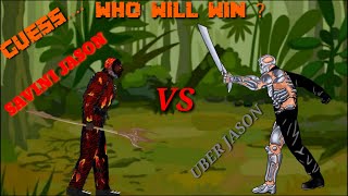 🔥SAVINI Jason vs UBER Jason Epic Horror Animation  Drawing cartoons 2 🤺 [upl. by Anitsirhcairam]