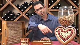 Wine Cork Crafts Coasters Trivets Trays amp More [upl. by Aleil]