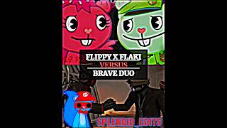 flippy x flaky vs Brave Duo [upl. by Ardussi]