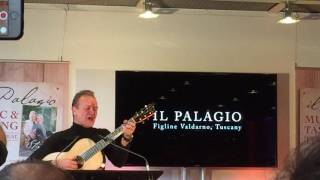 Sting singt bei der Präsentation seines Weingutes Il Palagio auf der ProWein 2017 [upl. by Pris]