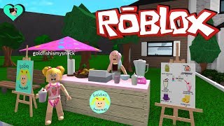 Aventuras en Bloxburg con Goldie  Nuevo Negocio de Jugos [upl. by Patrich]