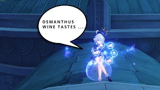 Furina actually says Osmanthus Wine [upl. by Schlosser]