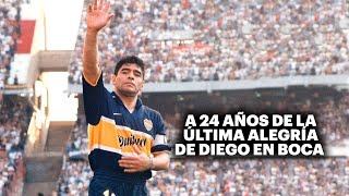 UN ÚLTIMO ADIÓS 🔥 HACE 24 AÑOS DIEGO MARADONA SE DESPIDIÓ DE BOCA 💣 [upl. by Ancel]