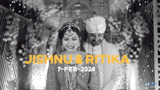 wedding highlights 2024  JISHNU amp RITIKA  FOTOFRAME STUDIO [upl. by Kristel649]