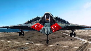 Turkish Finally Revealed the FIRST 6th Generation Fighter Jet To Beat The F35 [upl. by Besse]