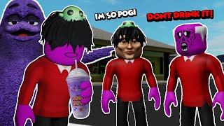 Mga epekto ng GRIMACE SHAKE  Brookhaven RP [upl. by Giulietta]