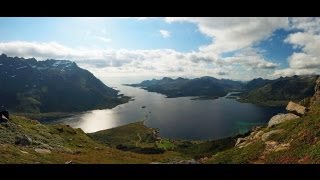 Bergbesteigung  Norwegen  Lofoten  Austnesfjord [upl. by Areem]