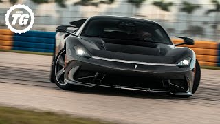 FIRST DRIVE Pininfarina Battista – 24m 1900bhp hyperEV driven on road and track  Top Gear [upl. by Lynden]