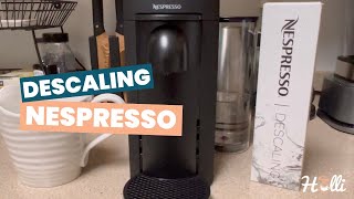 How to Descale amp Rinse the Nespresso Vertuo Plus A StepbyStep Guide [upl. by Godfree722]