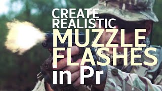 Create Realistic Gun Shots in Premiere Pro VFX Tutorial [upl. by Imorej605]