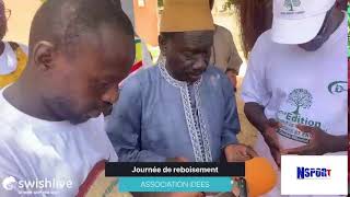 Journée de reboisement quartier HLM avec IDEES et le parrain Mor Kane Ndiaye [upl. by Irak]