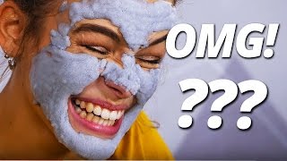 BUBBLE MASK mit KOHLENSÄURE amp SCHAUM  Funktioniert das WIRKLICH l MakeUp Mythbusters mit Mel [upl. by Anifled]