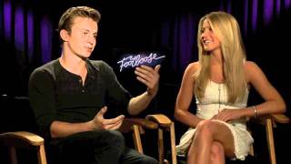 Footloose Interviews with Kenny Wormald and Julianne Hough [upl. by Gierk]