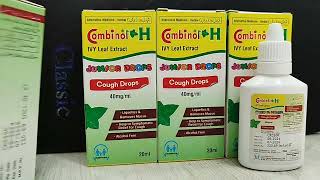 Combinol H junior Drops  junior cough drops  infants cough drops  herbal [upl. by Wachtel]