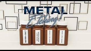 Metal Etching  Metal Marking Solution  DIY Metal Etching  Electro Etch  MetalEtching [upl. by Acilejna]