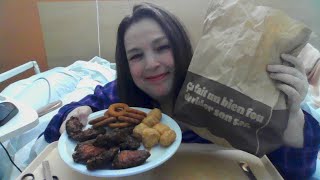 Burger King Wings amp Jalapeno Cheddar Cheese Balls  Mukbang  American Woman SharingBites [upl. by Lucita661]