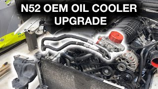 N52  N54 Oil Cooler Upgrade [upl. by Leiba]