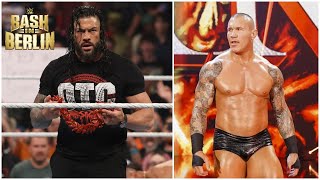 Roman Reigns Vs Solo Sikoa At WWE Bash In Berlin 2024 amp Randy Ortons Record [upl. by Islean]