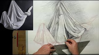 THE BASICS DraperyCloth Drawing Long Term PART ONE [upl. by Oberon]