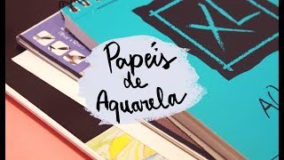 Tudo sobre PAPEL DE AQUARELA [upl. by Asilram]