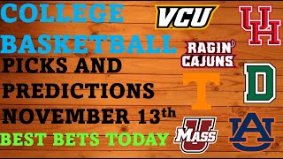 College Basketball Picks and Predictions November 13th Best Bets [upl. by Davison]