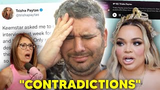 Ethan Klein EXPOSES Trishas contradictions [upl. by Atinwahs451]