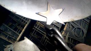 500 ipm cutting quotstarquot  WMF Alpha Wolf CNC Plasma Cutter [upl. by Dnallor]