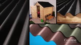 How to Install Coroline Corrugated Bitumen Roofing Sheets [upl. by Rois969]