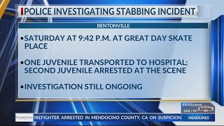 Bentonville police investigate stabbing at skating rink [upl. by Ribaj]