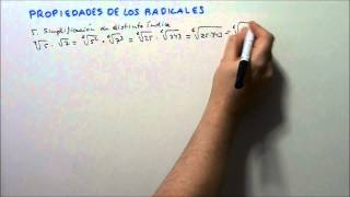 PROPIEDADES DE LOS RADICALES 4º ESO HD [upl. by Innej]