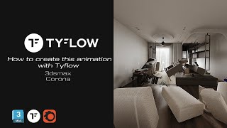 Tyflow Animation Complete Tutorial 3dsmax 3d tyflow [upl. by Hiroshi]