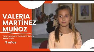 Candidatas a Fallera Mayor Infantil de Valencia 2025 Valeria Martínez Muñoz [upl. by Aiynat]