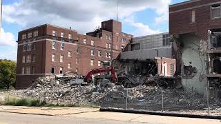 Akron St Thomas Hospital demolition part five full video ￼ [upl. by Letsirhc339]