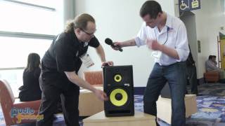 KRK RoKIT RP103  NAMM 2012  AudioSavings [upl. by Htrow267]