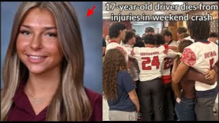 Bella Trezza St John the Baptist High School Student dies in car accident at West Babylon [upl. by Keegan]