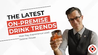 The Latest Cocktail Trends with Matt Ray From Sazerac [upl. by Poulter]