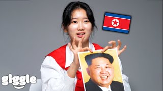 Can North Korean Girl Tear Up a Photo of Kim Jong Un [upl. by Nagaer634]