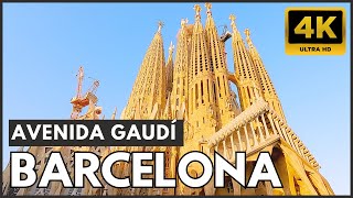 🔥 TOP WALKING TOUR Ruta por BARCELONA 2024 Paseo San Juan y Sagrada Familia en 4K IMPRESCINDIBLE [upl. by Singleton]