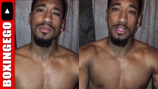 DEMETRIUS ANDRADE CLEARS NAME ON ERROL SPENCE JR quotON PEDSSTEROIDSquot ACCUSATIONS FROM REPORTER [upl. by Idolla]