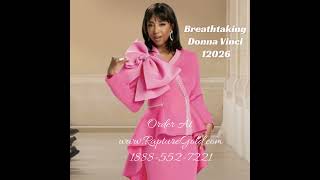 Donna Vinci Church Suits wwwRapturegoldcom Womens Church Suits First ladies Hats Dresses [upl. by Dedrick]