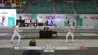 Tunis Grand Prix 2024 SMS  L8  Oh Sanguk KOR v Fares Ferjani TUN [upl. by Adnarrim]