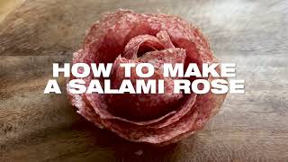 How to make a Salami Rose [upl. by Myrtia]