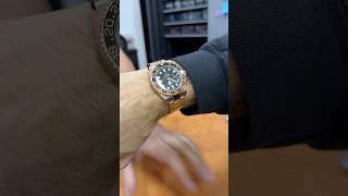 Live negotiation for an all rose gold Rolex GMT rolex watches business entrepreneur foryou [upl. by Reimer]