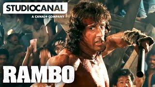 The Stick Fight  Rambo III with Sylvester Stallone [upl. by Mitzi]