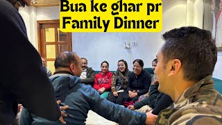 Bui ne puri family ko bulaya dinner pr 🥗🤤 Aaj maza hi aagya 🤪😋 [upl. by Fabri31]