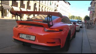 München SupercarShowdown Dubai GT3 RS Straight Pipe 2x Ferrari 812 GTS Supra amp Mehr [upl. by Gusella578]