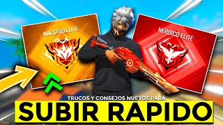 NUEVA FORMA DE SUBIR A HEROICO Y MAESTRO FREE FIRE 😳 Estrategia para ganar siempre sin perder puntos [upl. by Hanser]