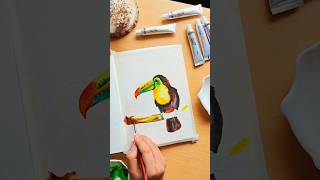 Bird Painting design design painting artist drawingtutorial drawing drawingforkids viralshor [upl. by Thayer]