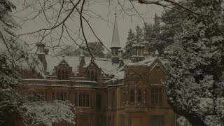 you’re studying in an ancient university as the snowflakes fall  dark academia playlist [upl. by Voss114]